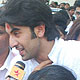 Ranbir Kapoor at Kapoors Ganesha Visarjan